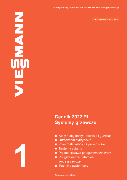 Cennik viessmann 2022 PL systemy grzewcze pdf