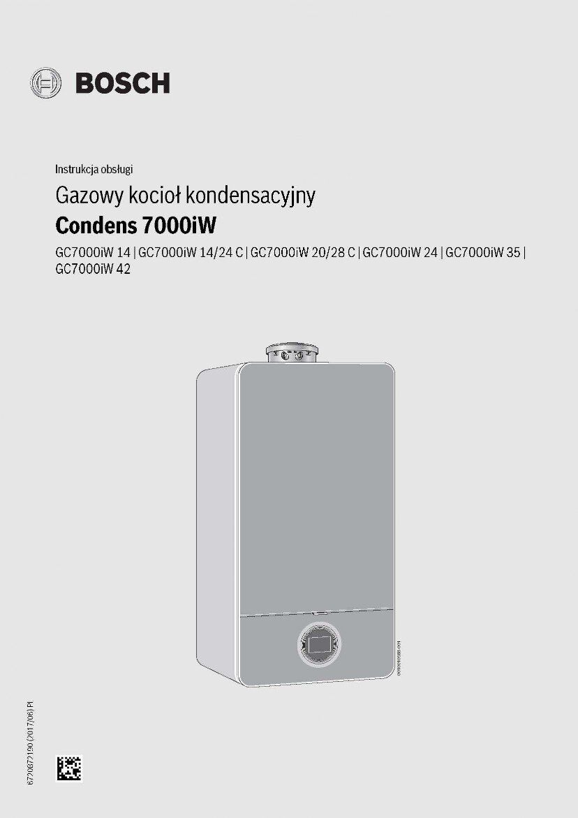 Bosch CONDENS 7000iW Gazowy kocioł kondensacyjny